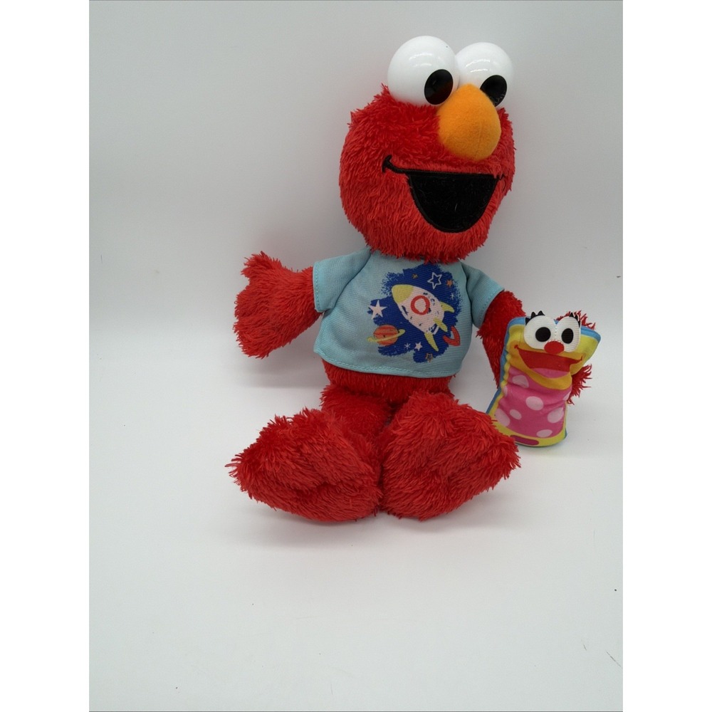 Sesame Street Musical Elmo & Smartie Elmo's World Plush Doll Singing & Talking - Picture 4 of 13